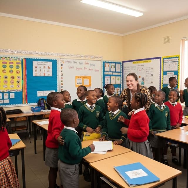 Children celebrating
